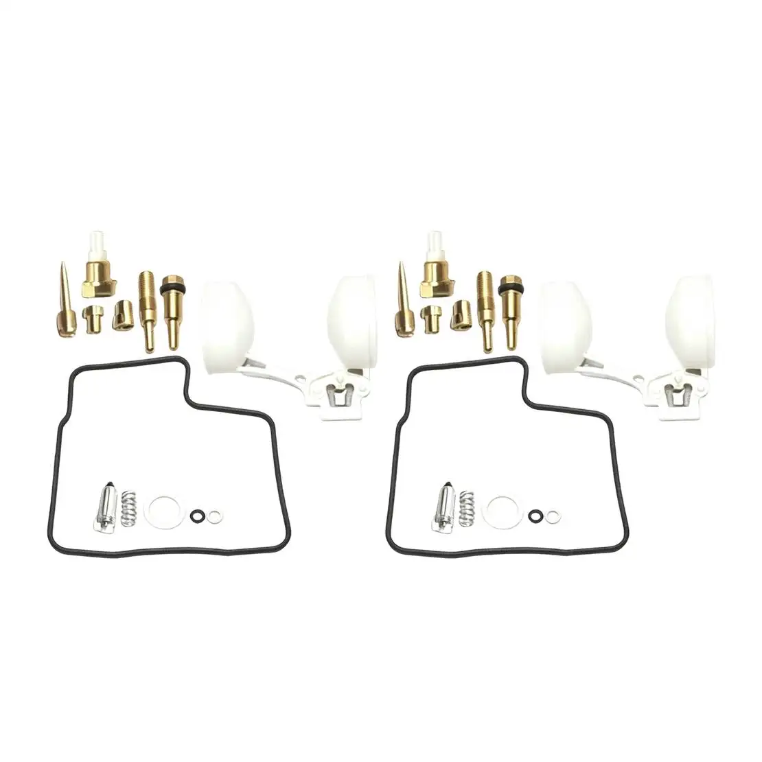 2Pcs Carburetor Needle Gasket Repair Kits With 2 Floats Fit For Honda CBR1000F 1987 1988 1989 1990 1991