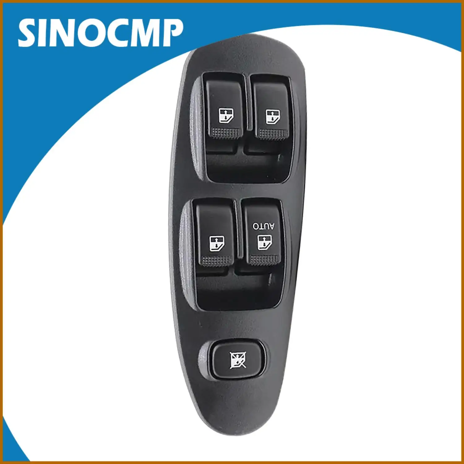 

Переключатель стеклоподъемника для KIA Spectra 2000-2004 0K2N266350, передний левый двухтактный переключатель, пластиковая прямая замена, стандарт OEM
