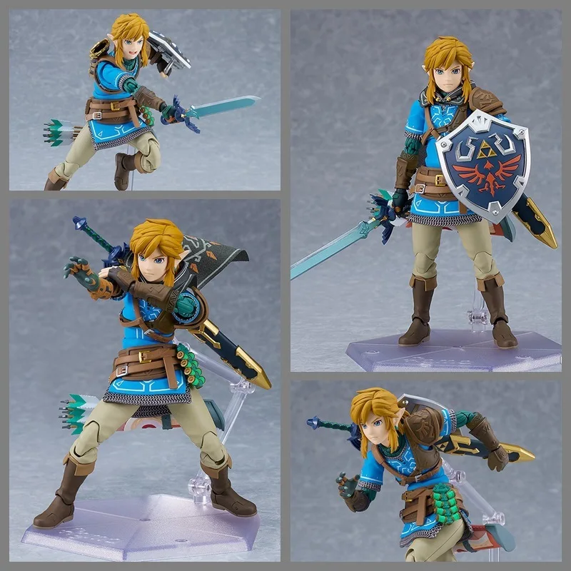 

14cm Legend Tears Of The Kingdom Link Breath Of The Wild Character Model Action Figure Boxed Gift Collectible