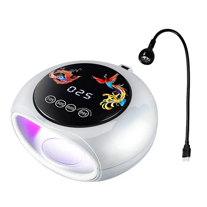 aee6-660nm波長赤色光マニキュアランプ（ハイパワー360）-°-uv硬化光線療法マシン-ledネイルランプ-euプラグ