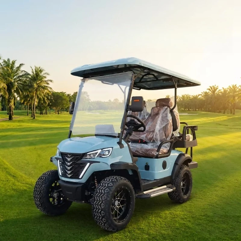 New Design Vehicle Off-road Comfortable Sightseeing Golf Cart Hunting 4 Seater Golf Cart Electric