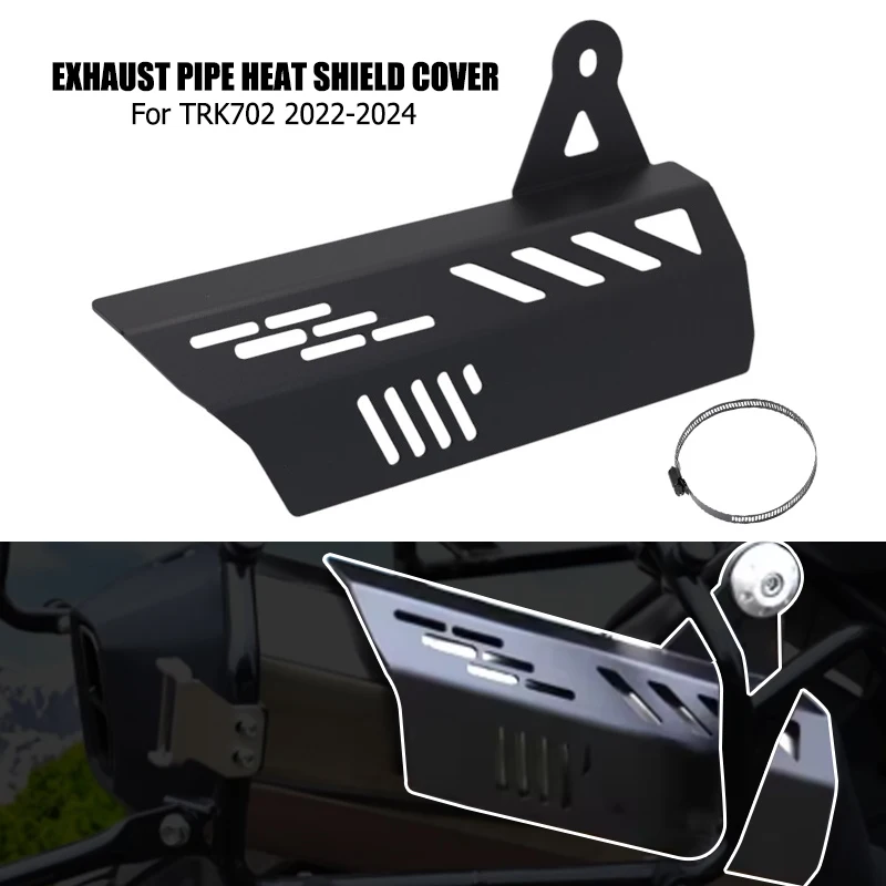 

TRK702 Motorcycle Exhaust Pipe Heat Shield Cover Muffler Protection Guard Fit For Benelli TRK702X TRK 702 X 702X 2022 2023 2024