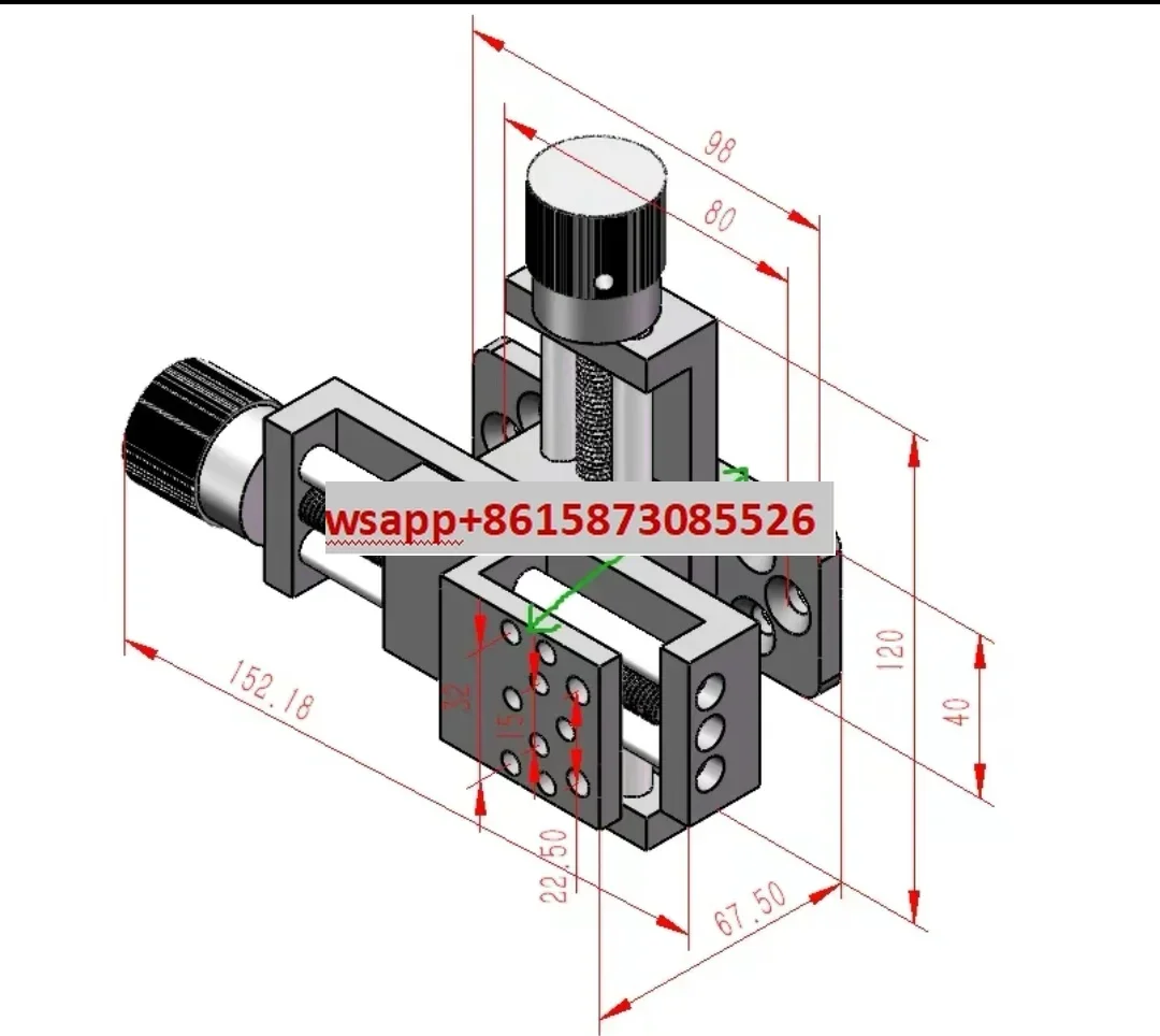 

Industrial equipment inkjet printer dedicated nozzle fine adjustment bracket, straight cross slide table, xy axis