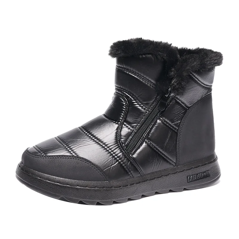 Winter Laag Uitgesneden Dameslaarzen Voor Warmte Dames Snowboots Waterdichte Doek Maat 43 Damesschoenen Casual Damesschoenen