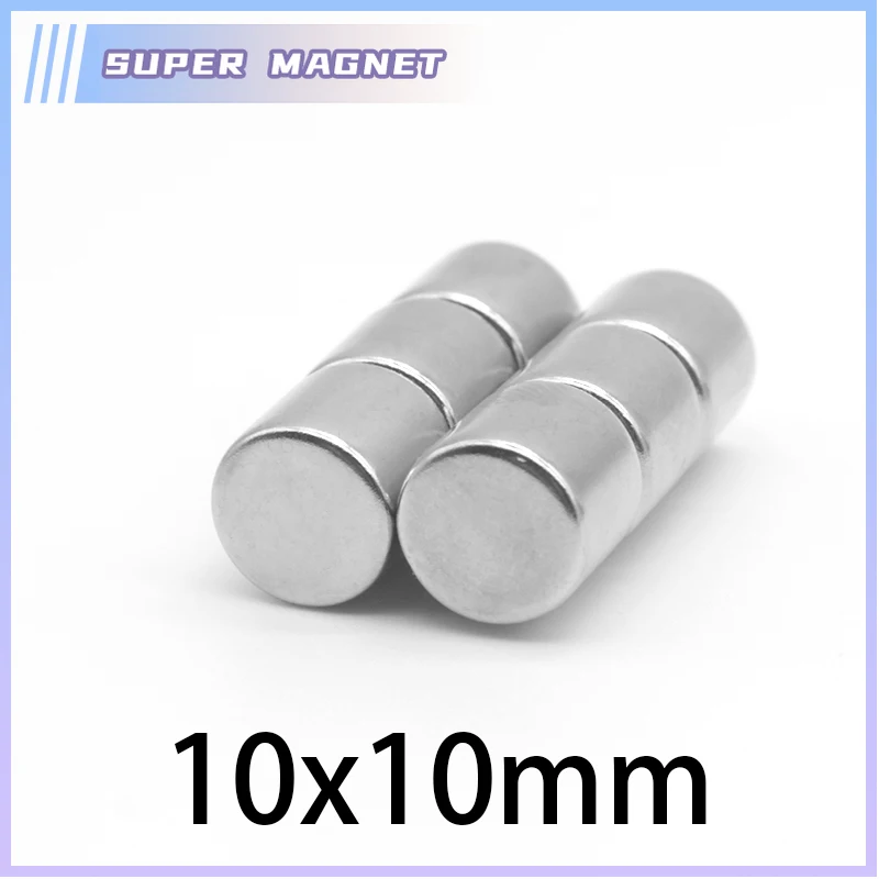 5/10/20/50/80PCS 10x10 mm Disc Rare Earth Magnets 10x10mm Round Neodymium Magnet Strong 10mmx10mm Permanent Magnet 10*10 N35