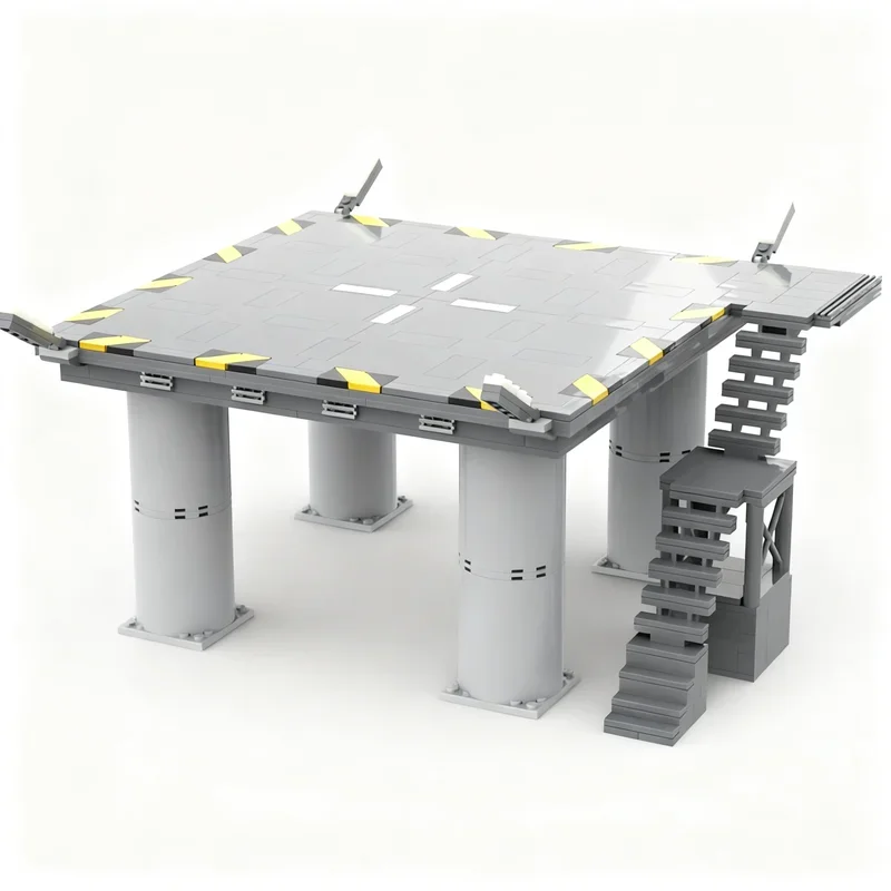 NEW 331PCS Star Battle Movie MOC Imperial Landing Platform Model DIY Creative Display Assembly Building Blocks Birthday Gift Set