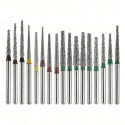 TF Type FG 1.6mm Dental Diamond Burs Drill High Speed Handpieces Grit Burs for Teeth Preparation Dental TF Series Endodontic