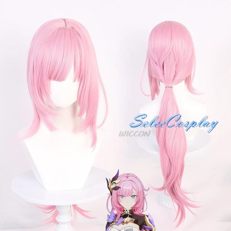 Honkai Impact 3rd Elysia Cosplay Outfit, Chaussures, Bottes, Perruque, Anime Game, Miss Pink Costume