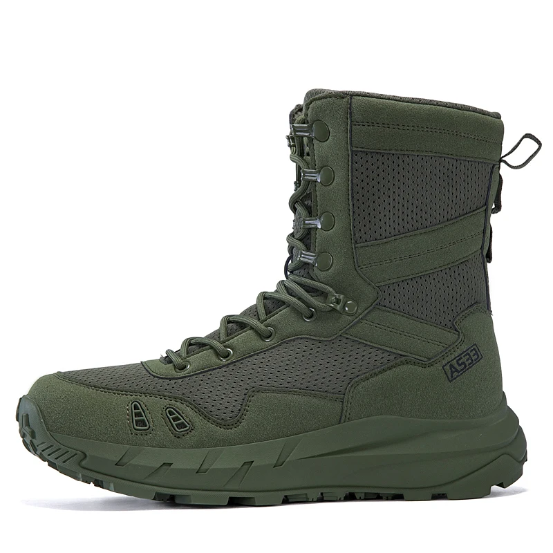 Classic Brand Comfortable High Top Mountain Climbing Boot Top Quality Wearable Outdoor Hiking Shoe Spring/Autumn Fishing Shoe