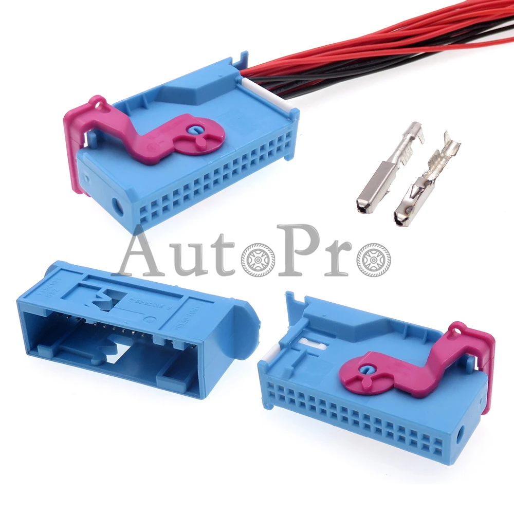 

1 Set 32 Hole 1719057-2 1719058-2 964824-2 964826-2 Auto Starter Wiring Harness Connector Low Current Socket Car Instrument Plug