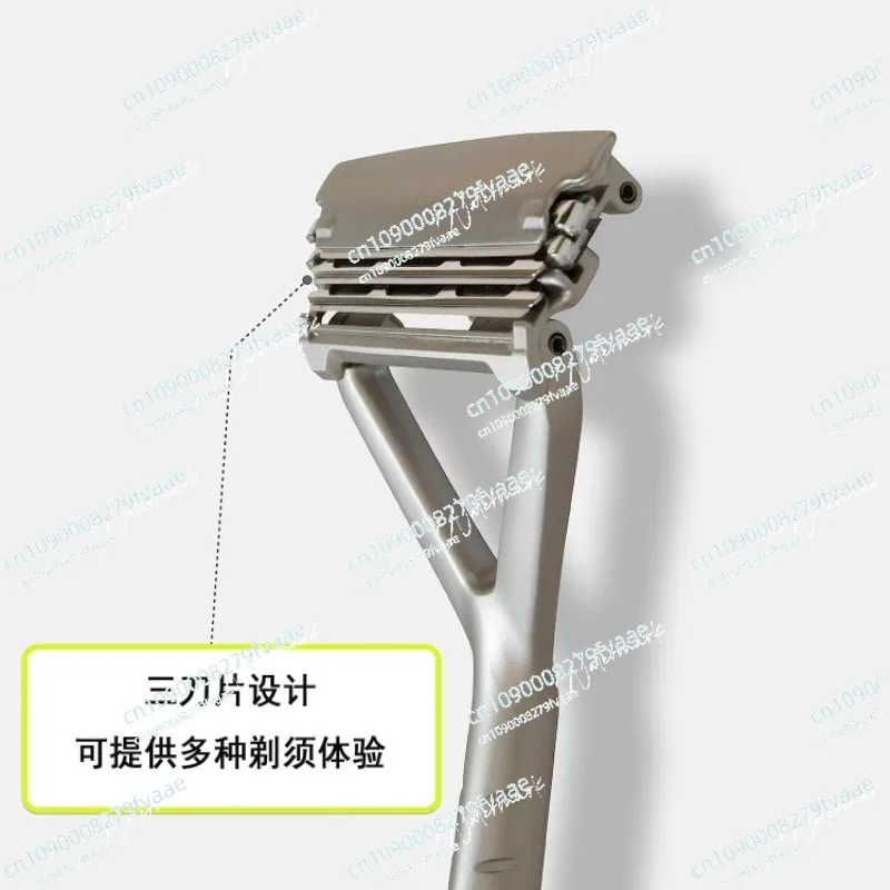 Shaver Replacement Blades Three-Layer Shaver Razor Bald Head Tool (Stainless Steel)