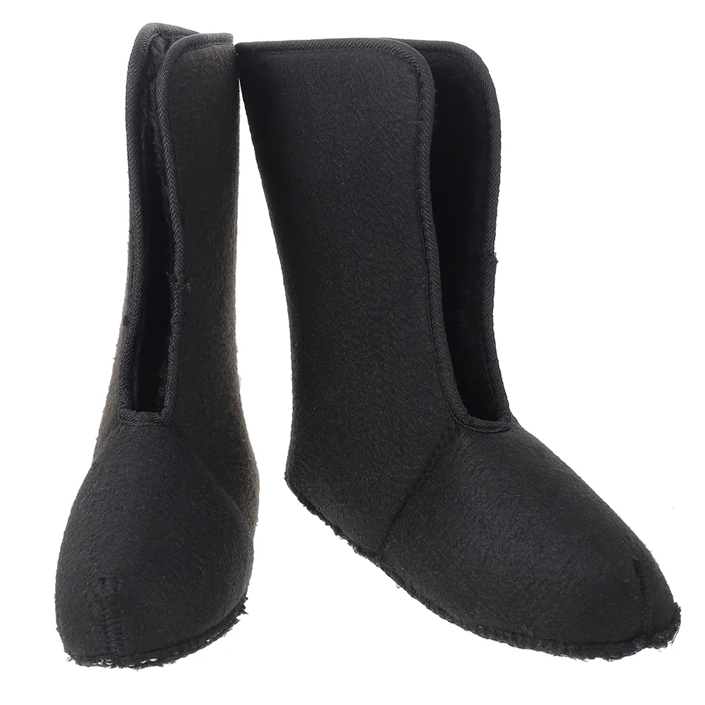 

Snow Boot Lining Liners Black Warm Comfortable Winter Cold Weather Detachable Insulated Soft Male Walk Hike Shoe