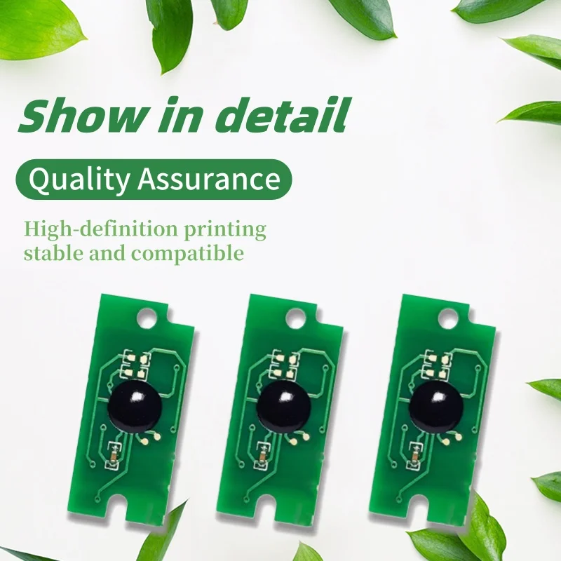 Derisa 5pcs Chip CT203997 CT203998 Toner, C7351408 Drum For Fujifilm ApeosPrint 5330/Apeos 4830/5330 AP Verison