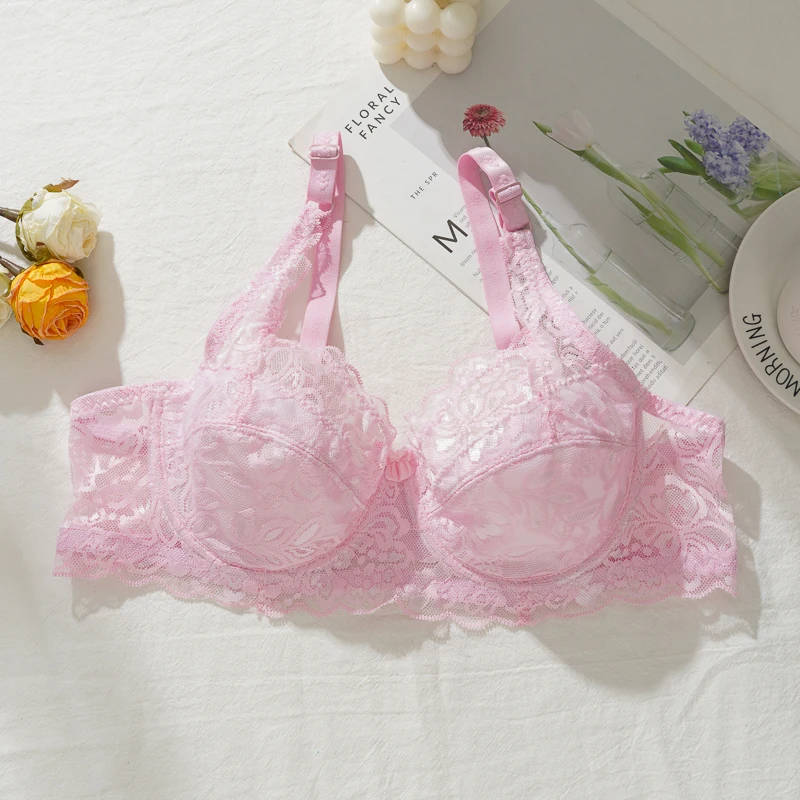 Women's Sexy Lace Thin Push Up Bra
