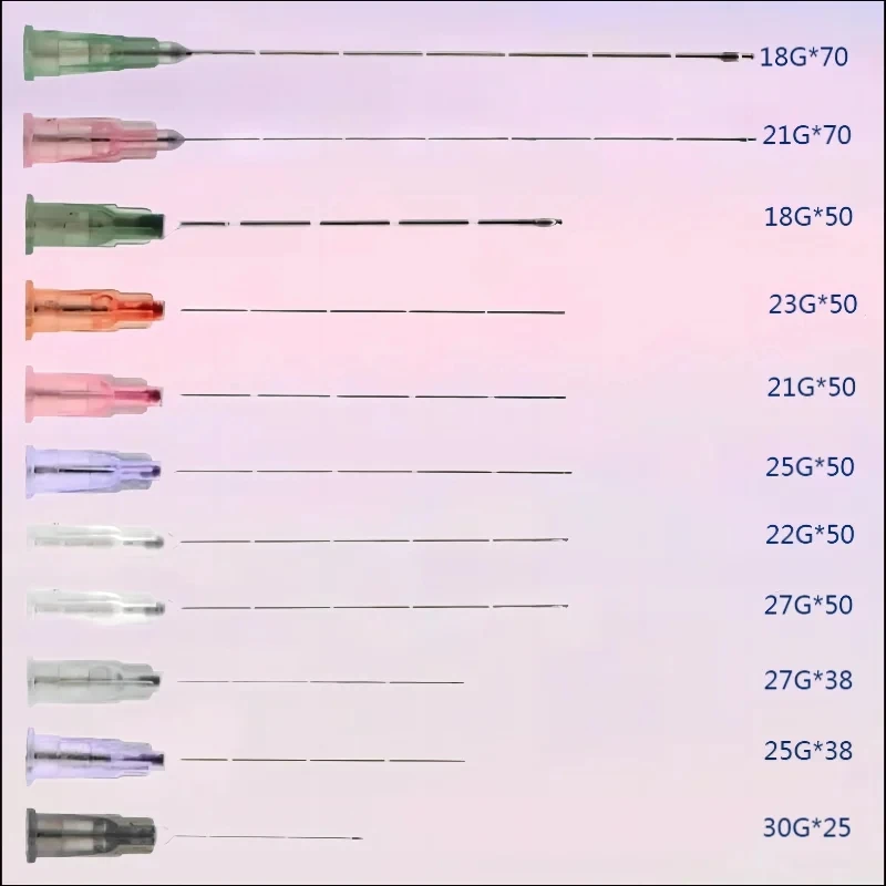 Hoge Kwaliteit Stompe Tip Canule Voor Filler Koreaanse Technologie Wegwerp Steriele 22G 50Mm 25G 50Mm Micro Canule Naald