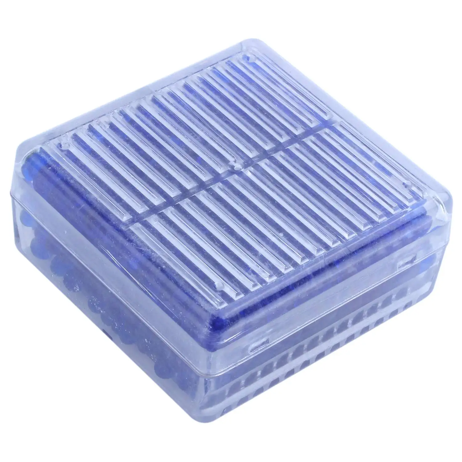 Desecante de Gel de sílice, caja de absorción reutilizable, indicador azul, 2 piezas