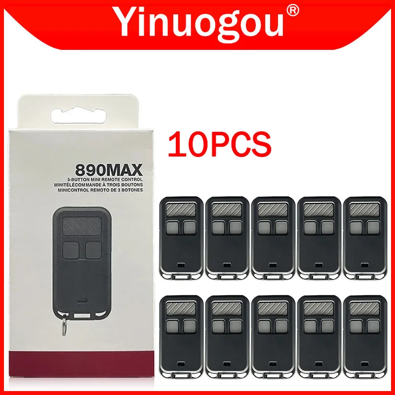 10PCS Chamberlain LiftMaster 890MAX Remote Control Garage Door Opener 3 Button For 891MAX 892MAX 893MAX 895MAX 891LM 892LM 893LM