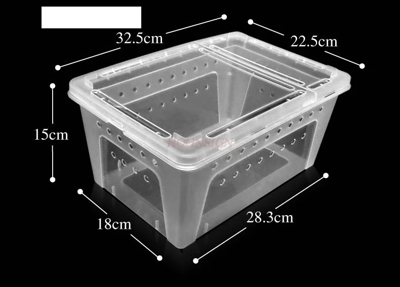 Crawler feeding box Crawler pet box Silkworm baby Spider scorpion palace guard box Lizard snake snail insect turtle tank