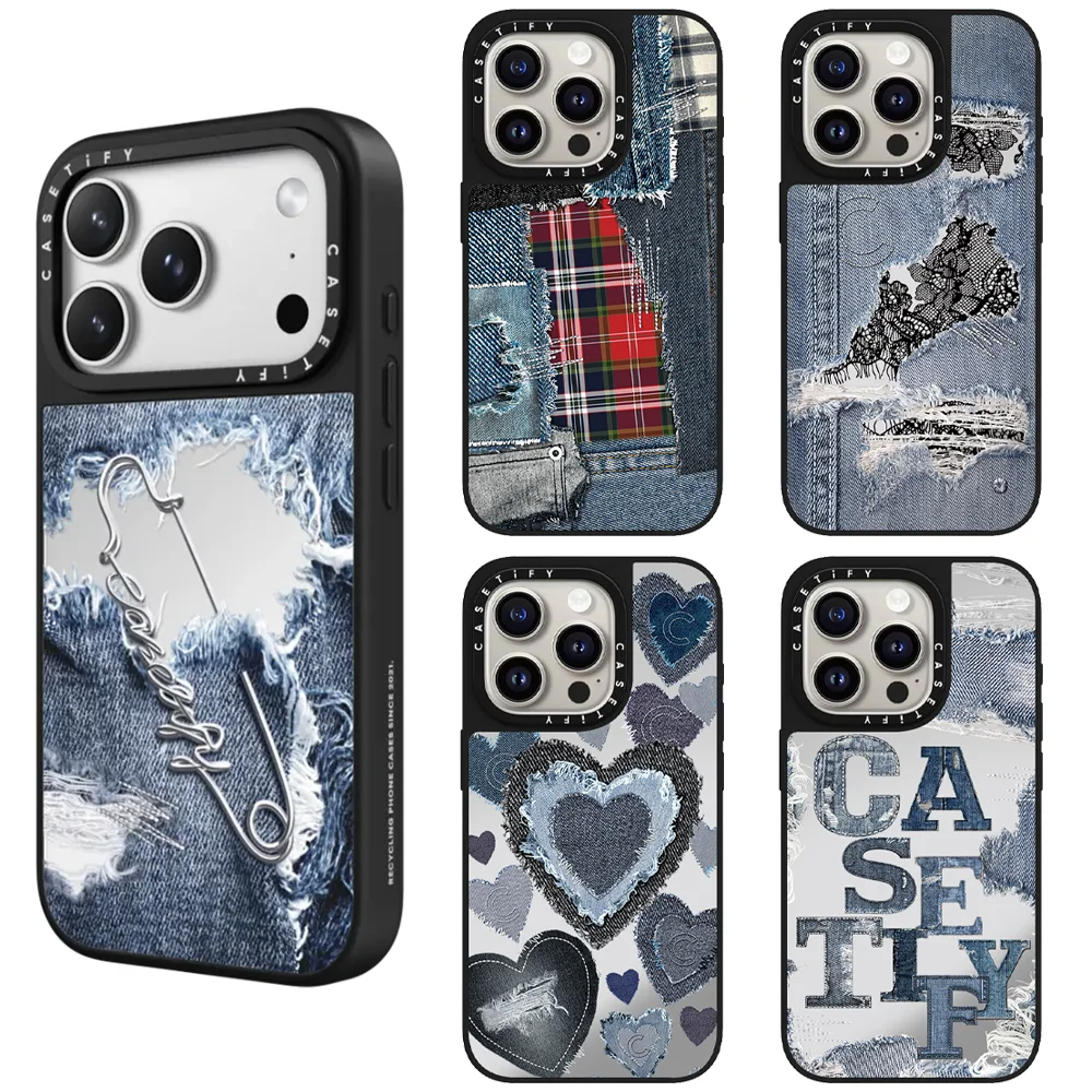 

CASETiFY Denim Declaration Cowboy Selected Series of Case for iPhone 17 16 15 14 13 Pro Max Air Plus Magnetic Protect Cover