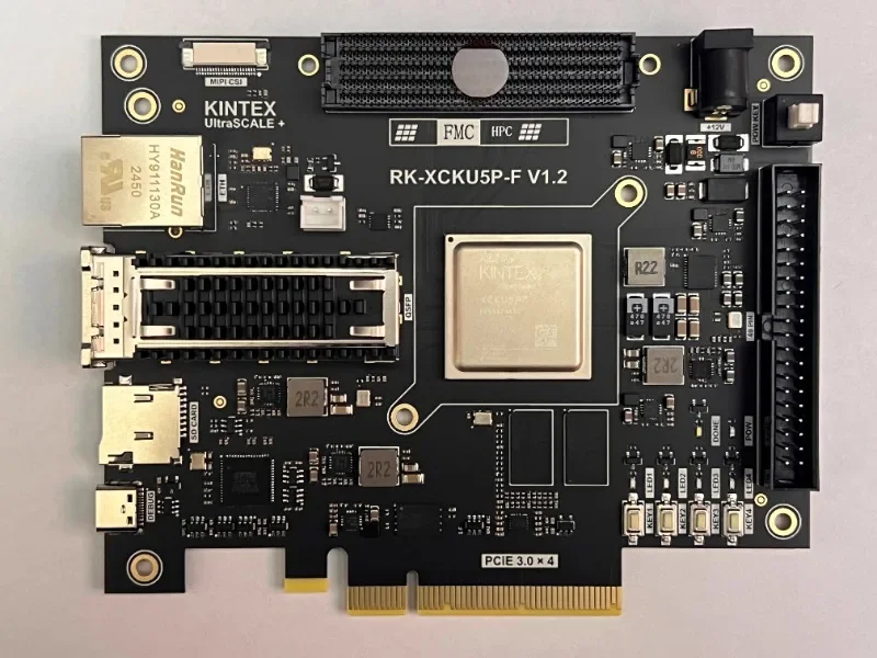 KU5P FMC HPC QSFP28 100G المنفذ البصري PCIE3.0 KU5P مجلس التنمية FPGA مجلس التنمية #5