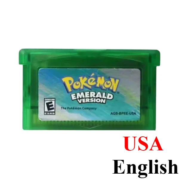Pokémon GBA Spielkassette FireRed LeafGreen Ruby Sapphire Emerald Snakewood Clover für GBA SP Retro-RPG-Spielesammlung Geschenk – Detail 3