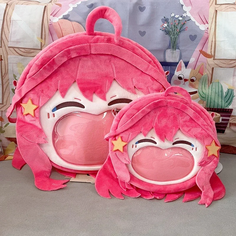 Anime Nakano Itsuki Cosplay Plush Bag Big Mouth Laugh Face Transparent Itabag Lolita Girls Backpack Crossbody Party Shoulder Bag