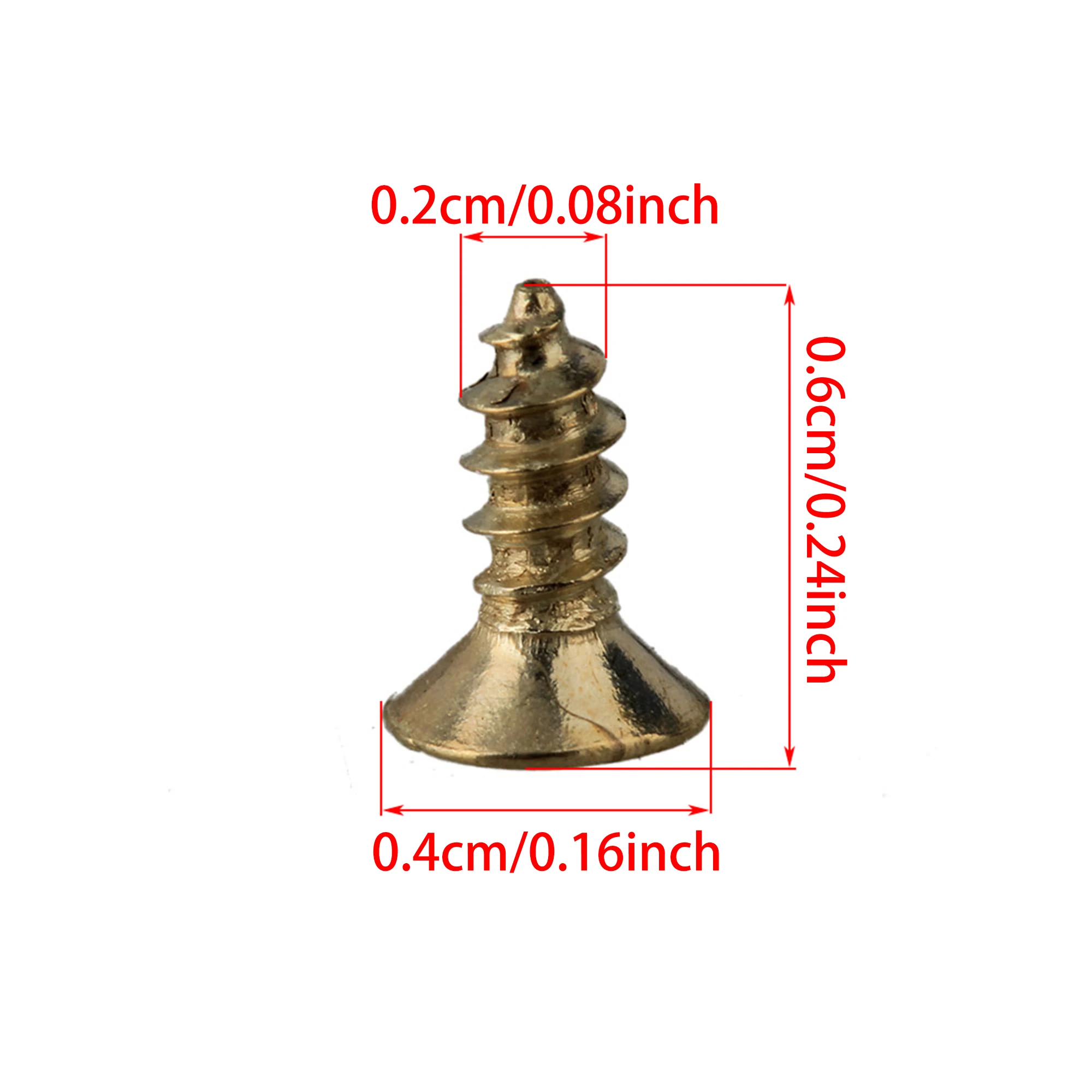 0.2 x 0.6cm Antique Flat Self Tapping Wood Screw Iron Sanitary fittings 100g