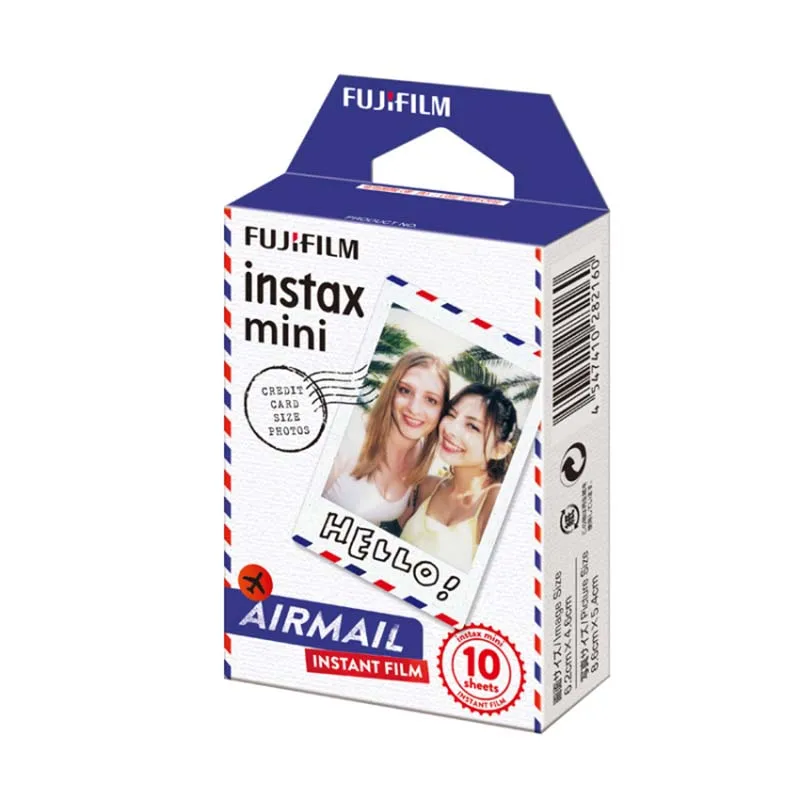 Fujifilm Instax Mini 12 11 8 9 Film Luftpost Fuji Sofortfotopapier für 70 7s 50s 50i 90 25 Share SP-1 2 Lomo-Kamera 10 Blatt