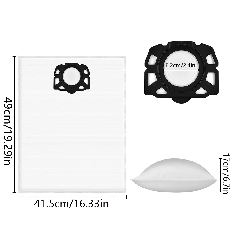 For Karcher MV4 MV5 MV6 WD4 WD5 WD6 Vacuum Cleaner Spare Parts, Dust Bags HEPA Filter Replacement Parts image 3