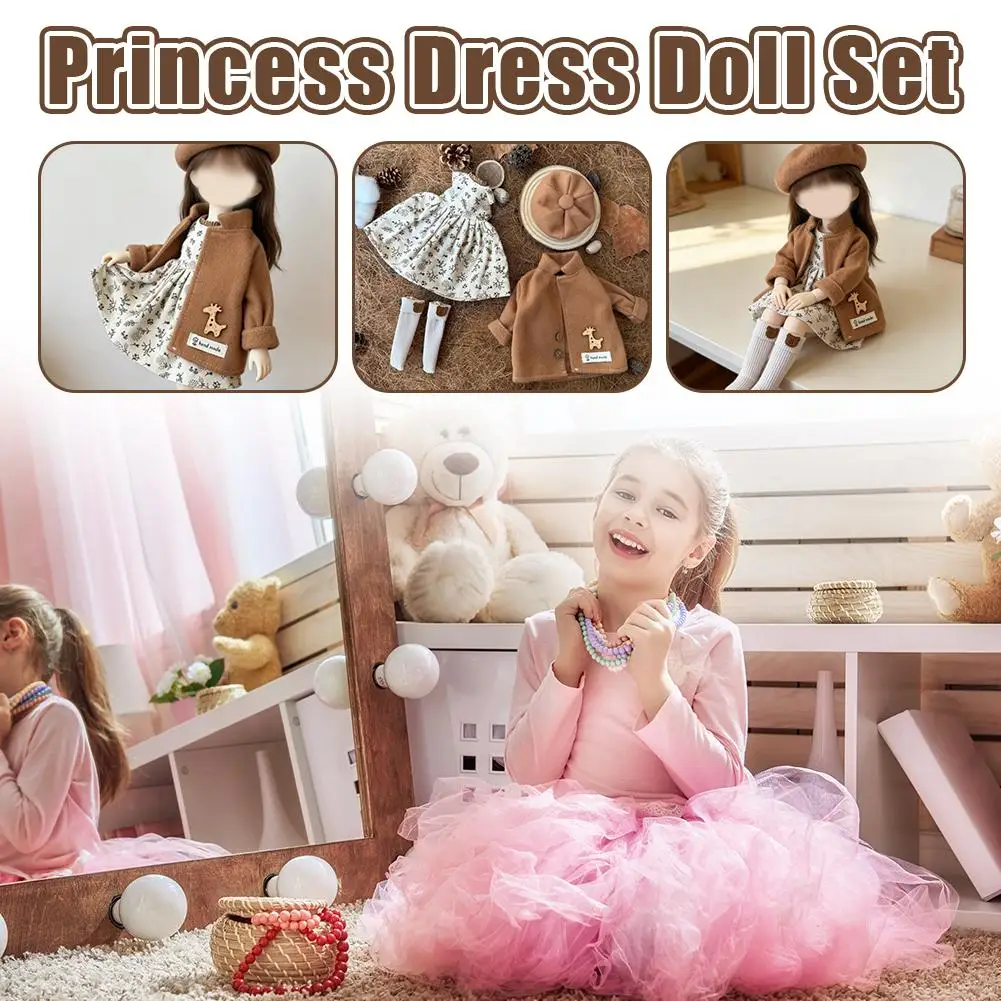 ชุดเสื้อผ้าตุ๊กตา BJD ขนาด 30 ซม. 1/6 ชุดแฟชั่นตุ๊กตา ชุดเดรสเจ้าหญิงแสนสวย ของเล่นเด็กผู้หญิง ของขวัญ ชุดตุ๊กตา อุปกรณ์เสริมตุ๊กตา