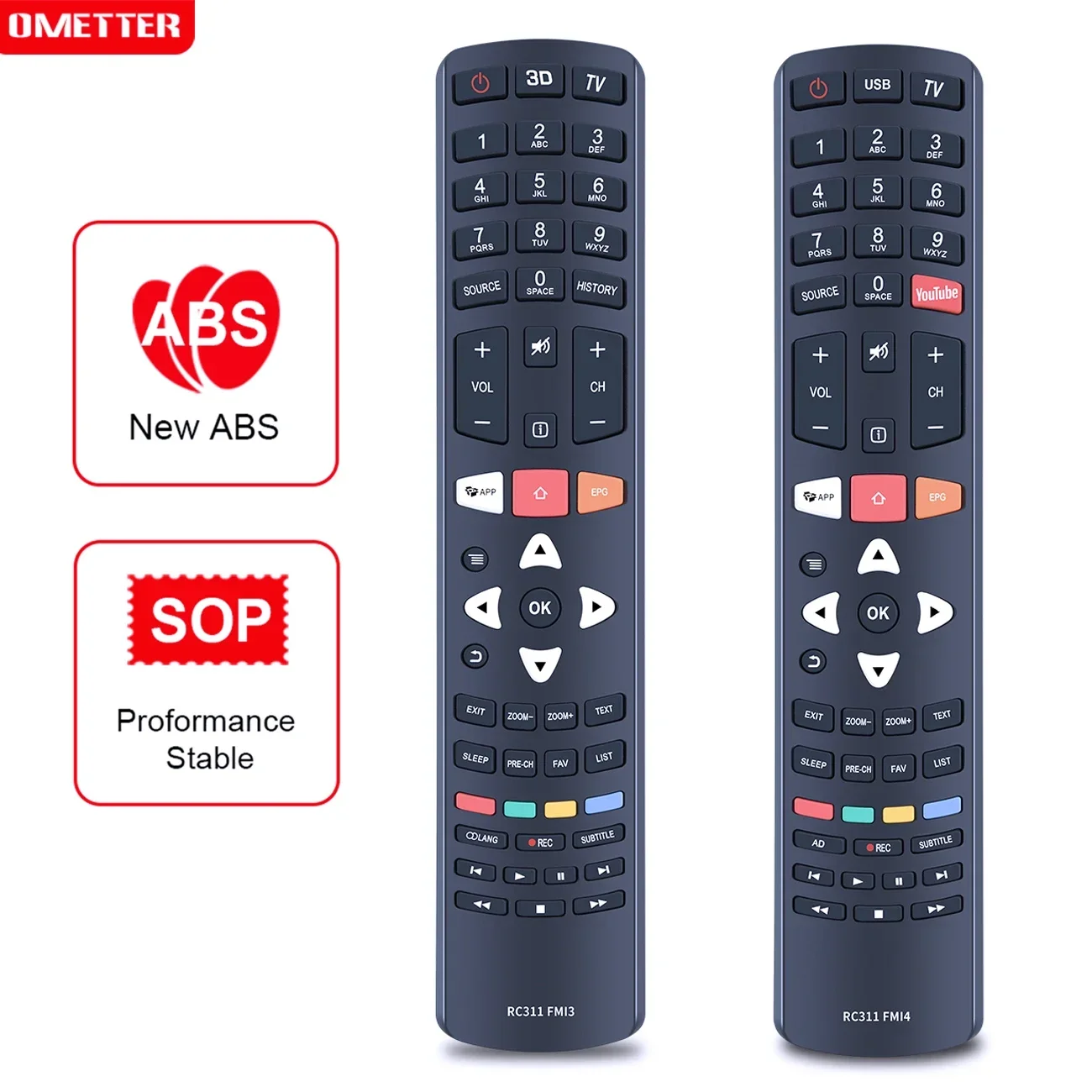 New RC311 FMI3 RC311 FMI4 Remote Control for TCL TV L43P1US L50C1US L55P2US LED49D2930US L32S4690S L40S4690FS 65XTU815 32D1600