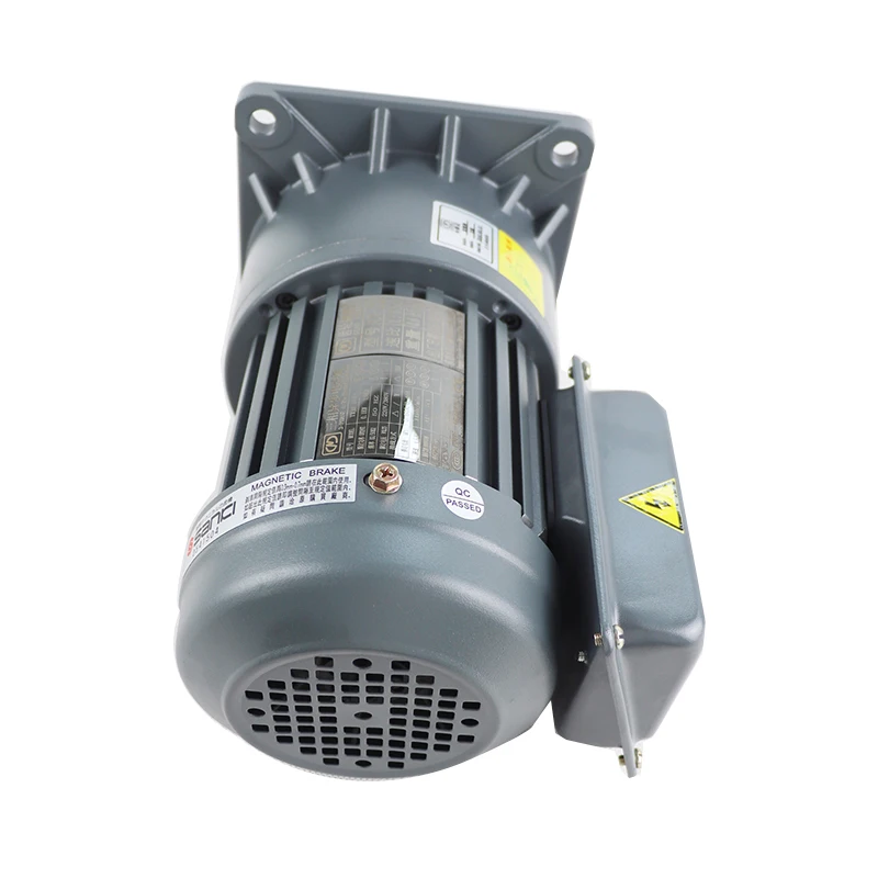 single phase ac motor 230v vertical 1hp 750W ac motor with gear box