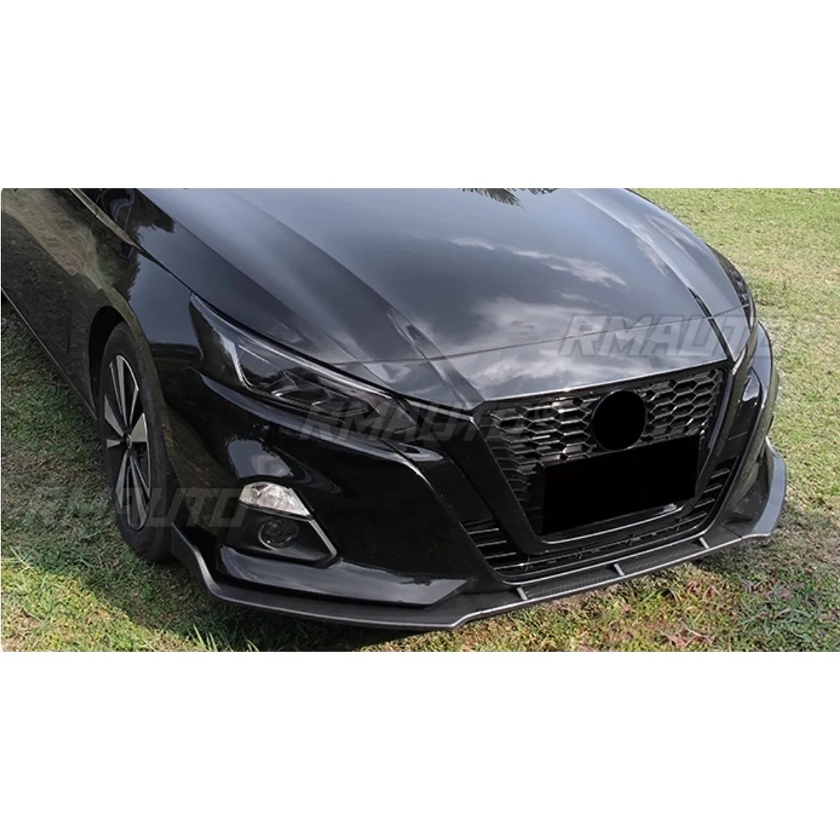 Altima Teana Front Bumper Lip Carbon Fiber Look Sport Style Bumper Splitter for Nissan Altima Teana 2016-2021 Car Accessories