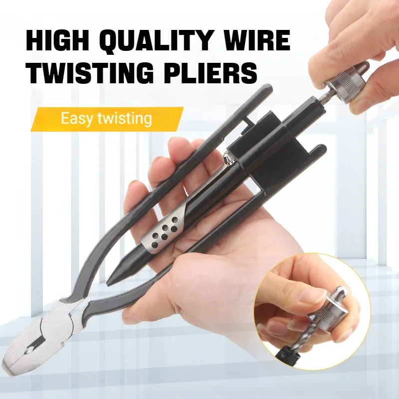 

Industrial Safety Wire Twister 6" Plier 7.5m/15m Wire One-Way Rotation MIL-SPEC For Aircraft Engine & Brake Systems