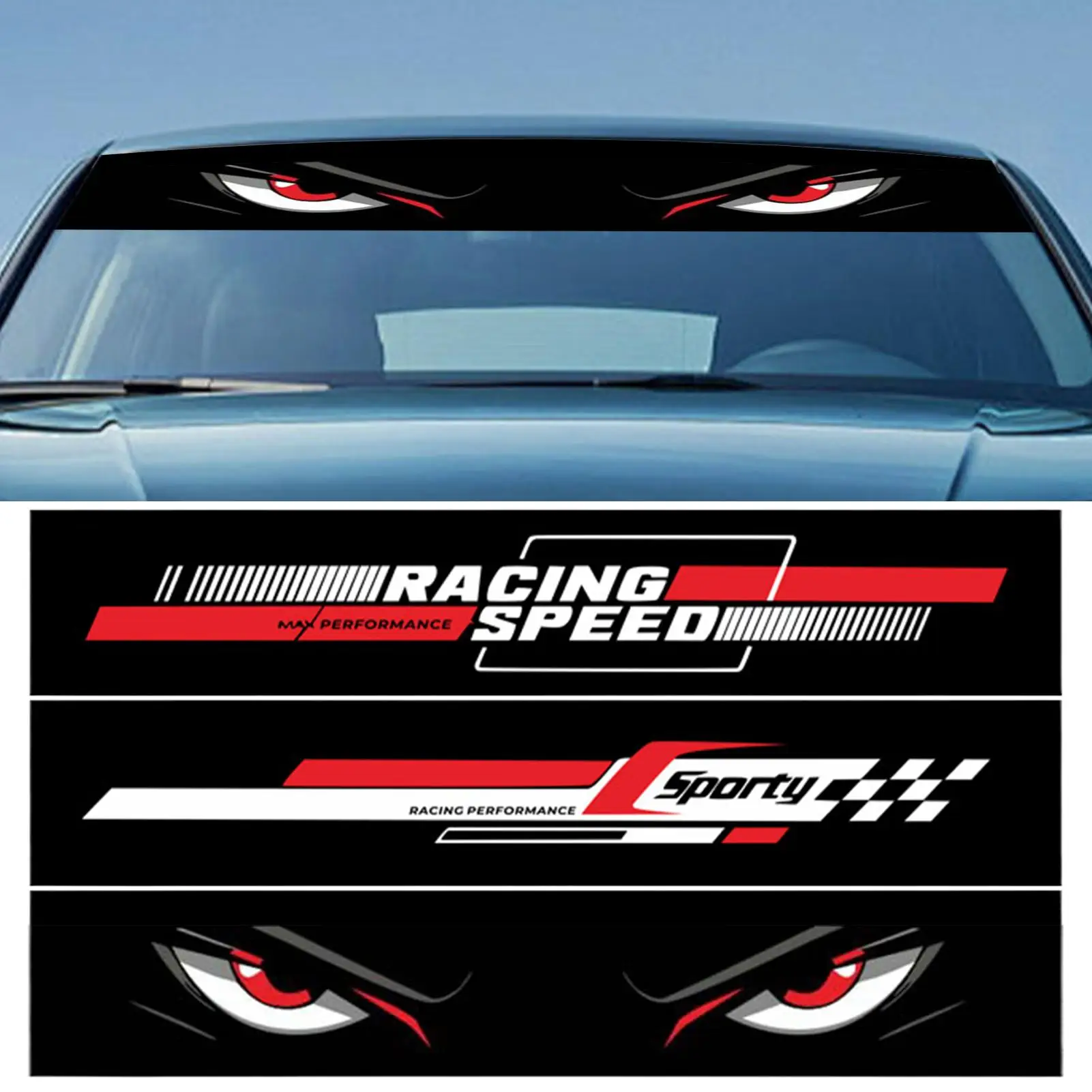 

Наклейка-баннер на переднее лобовое стекло автомобиля, водонепроницаемая наклейка, баннер на переднее и заднее лобовое стекло, долговечные автомобильные клейкие наклейки