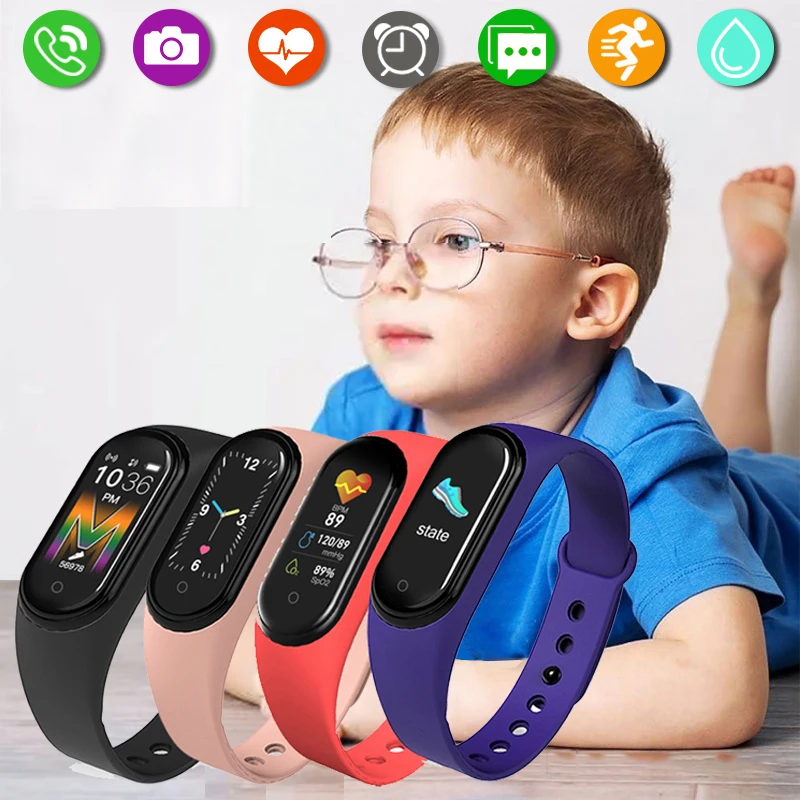 Children's Sports Smart Watch Bluetooth Call Wristwatch Incoming Call/SMS Prompt Men's Women's Fitness Wallpaper Bracelet Clock