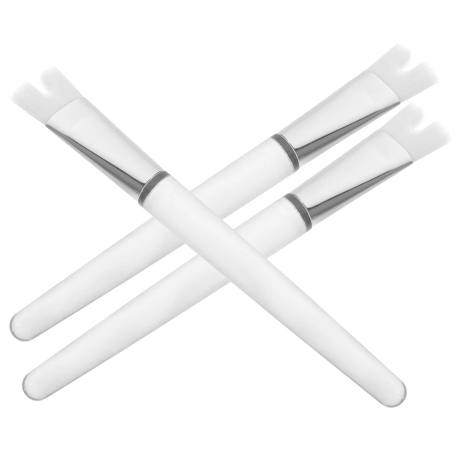 3 قطعة فرشاة تحديد الأنف شعيرات ناعمة قبضة مريحة لتطبيق سلس مزيج لطخة تحديد منطقة الحاجب اللمس