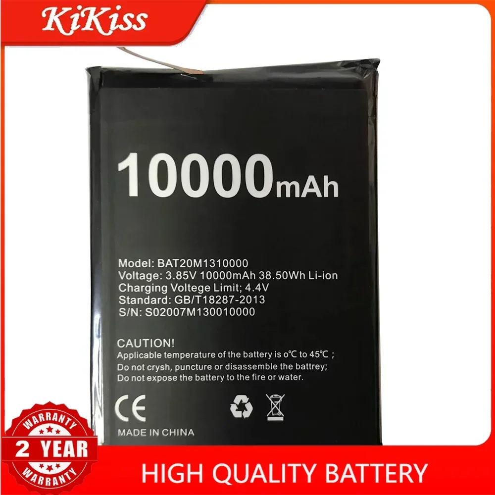 Mobile Phone Battery BAT20M1310000 10000mAh for DOOGEE S88 Plus S88Plus