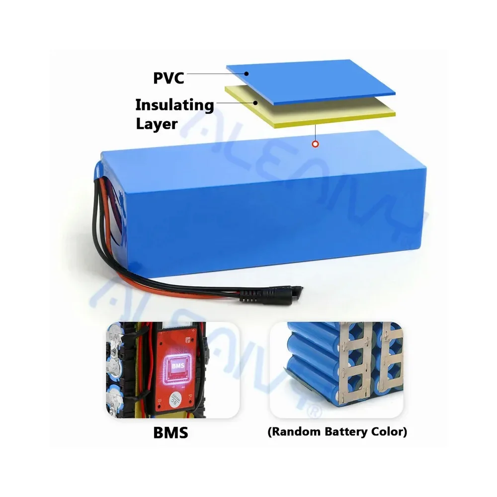 Aleaivy 36V 48V 60V 20Ah  Battery 21700 high quality Lithium Battery Pack for  Bike Scooter + Charger