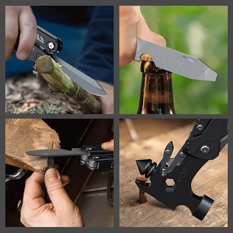 "Portable Multi-Functional Camping Emergency Hammer Tool - Compact, Durable Window Breaker for Outdoor Emergencies, Maintenance, view 4
