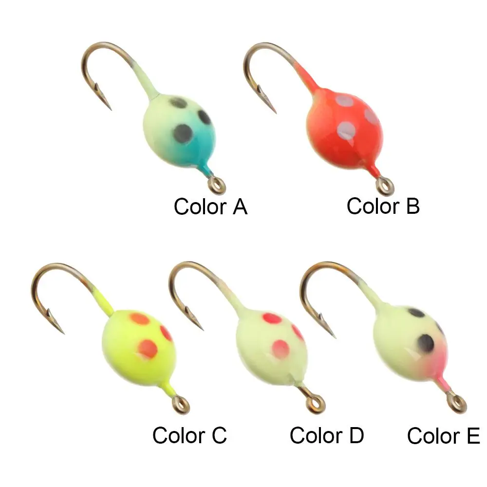 2PCS/Lot mini Artificial Whale Shaped Lead Hard Hook Insect Ice Fishing Lure Winter Bait AD-Sharp