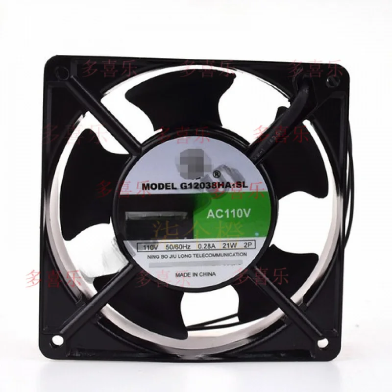 ZMZM     For AXIAL FAN G12038HA1SL AC 110V 21W 12CM 120 * 120 * 38MM 2 lines