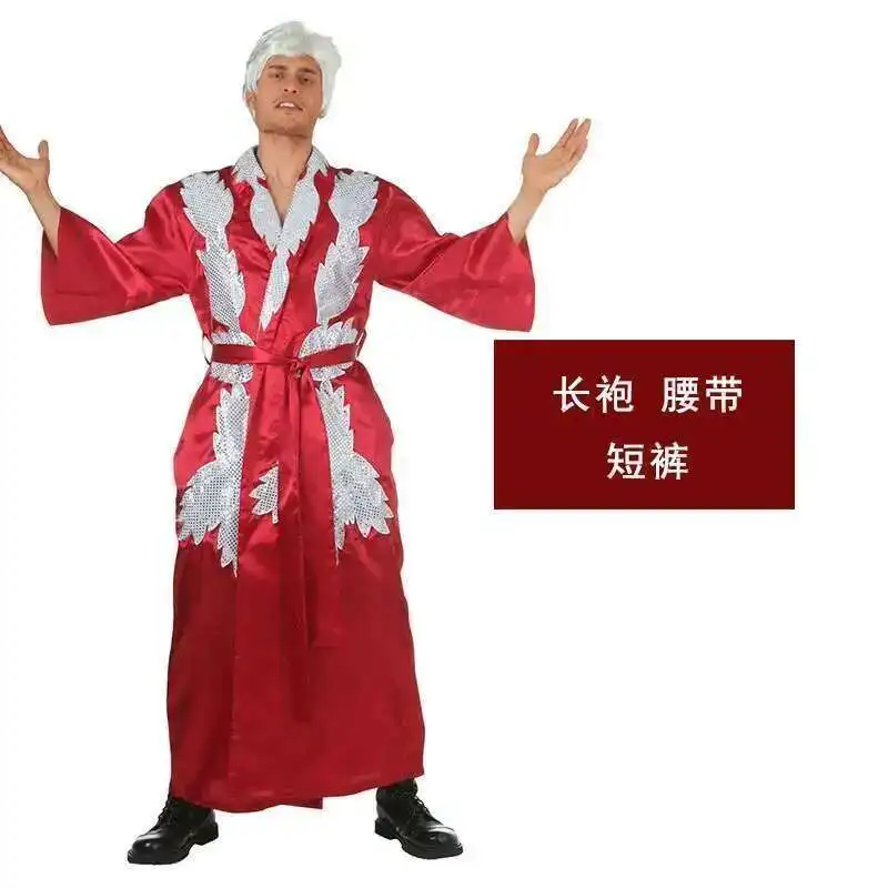 

Halloween Carnival Children's Day Party Adult Male WWE Rick Freire Plays The Cosplay Anime Costume