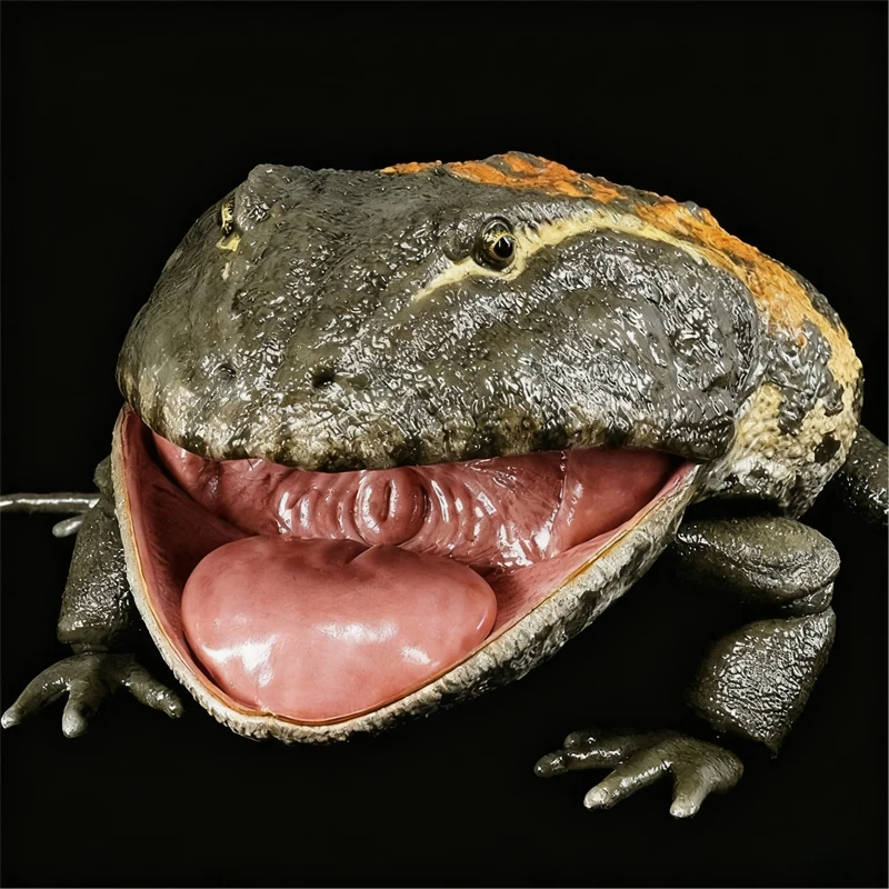 

Super Mobile Devil Frog Super Mobile Devil Horn Frog Adult Model Toy Handmade Collection Ornament Festival Gift Toad