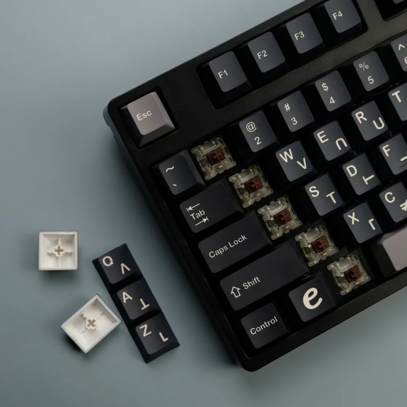 GMK Euler-Teclas de sublimación para teclado mecánico, teclas de 140 teclas para interruptor MX