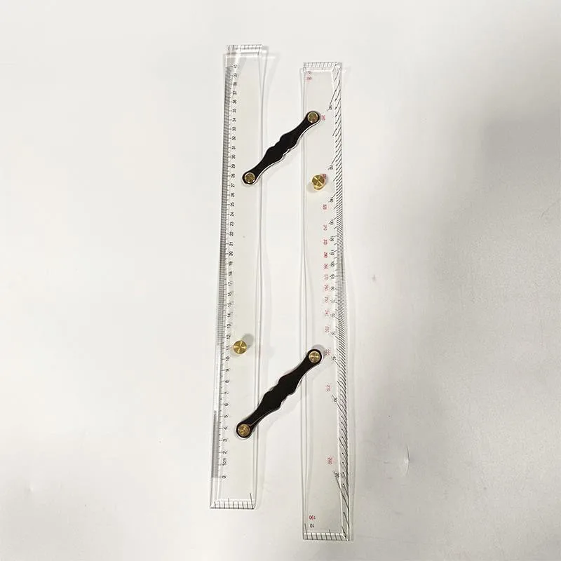 Transparent Nautical Navigation Parallel Ruler Chart Measurement Plotter Parallel Ruler High Precision Nautical Navigation