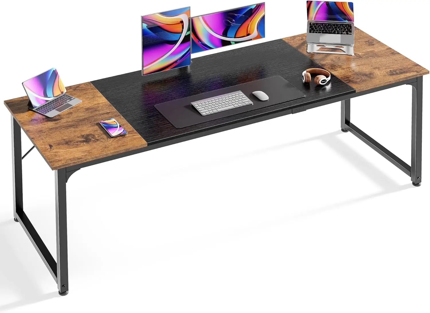 Mesa Longa e Simples do Computador de Escritório, Jogos com Armazenamento, Mesa de Escrita, Trabalho, Casa, Estudo, 70"