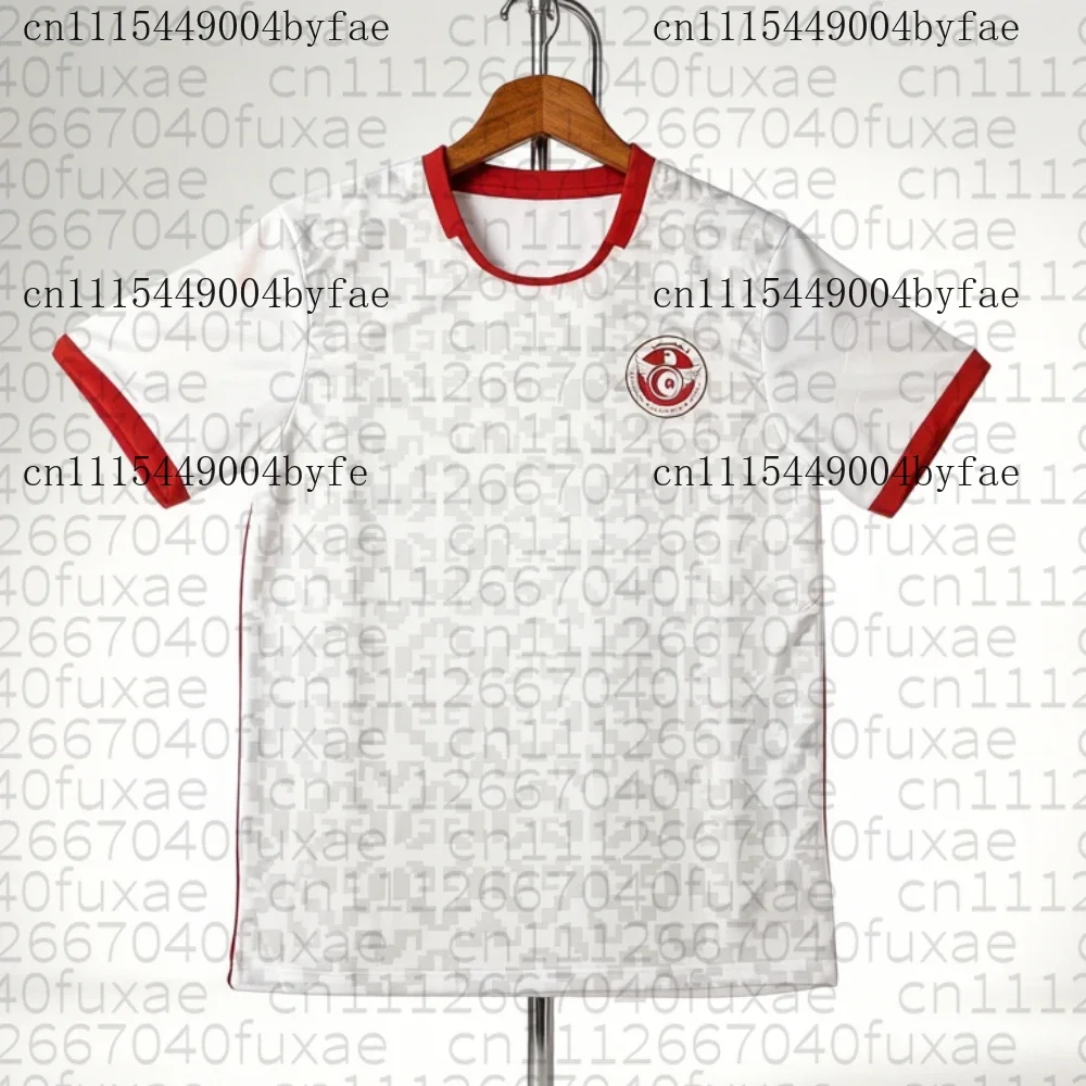 Neues 2026 Tunesien Fußballtrikot Unisex Sommer Atmungsaktiv Schnelltrocknend Familien-Partnerlook Sport T-Shirt Familien-Partnerlook Oberteile