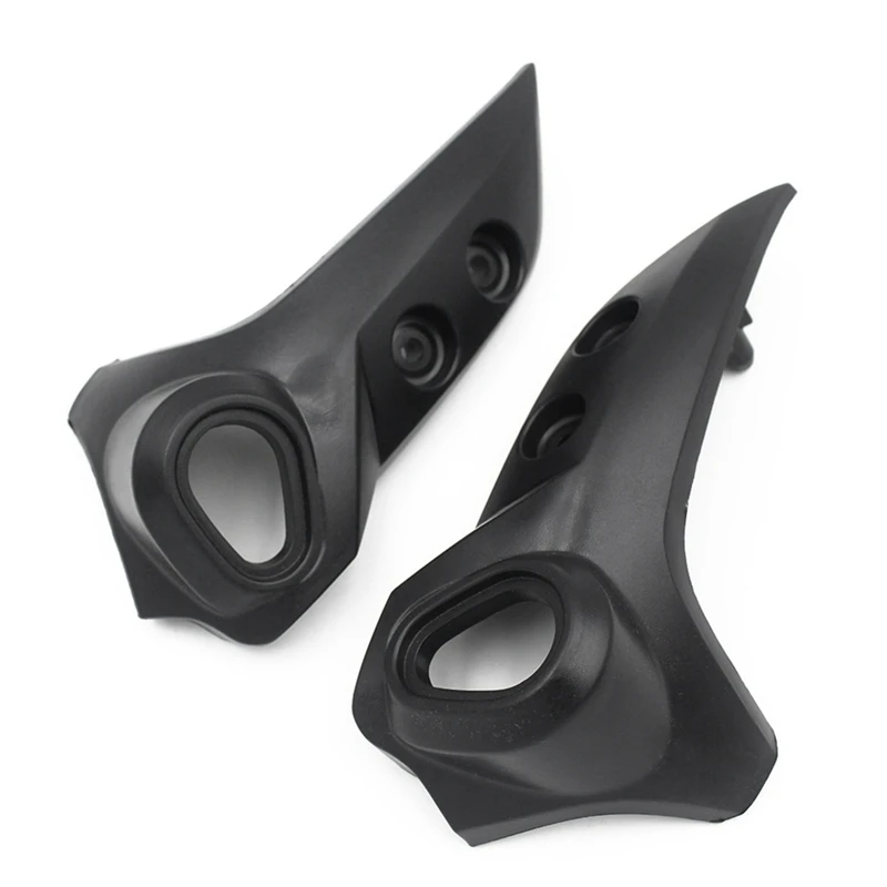 A96E-Motorcycle Headlight Side Fairing Cover Head Light Upper Bracket Cover For Yamaha FZ-6N FZ6-N FZ6N 2006-2009