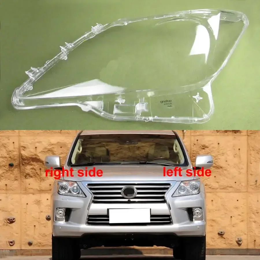 

For Lexus LX570 2012 2013 2014 2015 LED Car Accessories Headlight Lens Cover Headlamp Shell Lampshade Transparent Shade Mask